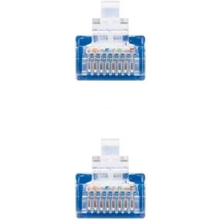 Nanocable Cable de Red RJ45 CAT.6 UTP AWG24, Azul, 0,5 m